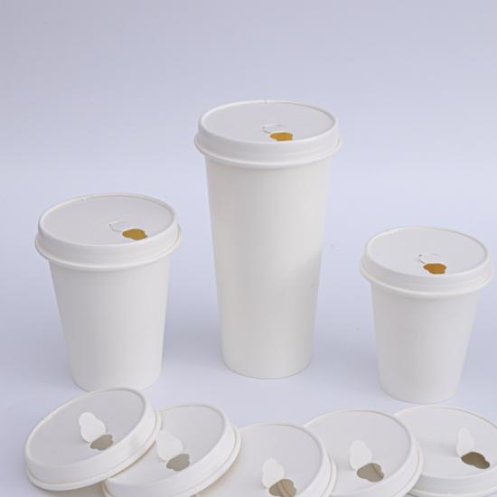Composable disposable paper lids for cups