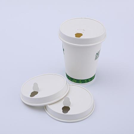 100% ecofriendly  disposable paper cup lid