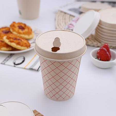 Biodegradable disposable paper cup