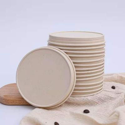Clean disposable ice cream cup lids