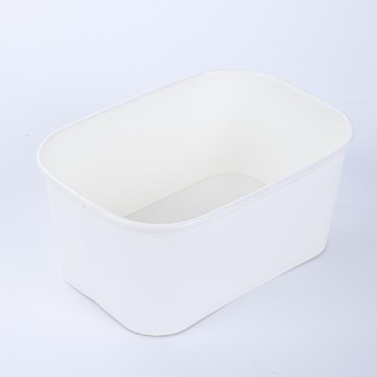 Glaman rectangular paper serving bowl