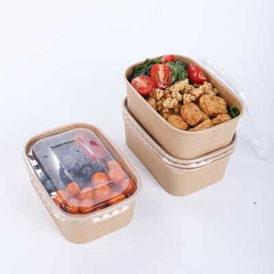 Biodegradable dispsoable paper bowls with lids