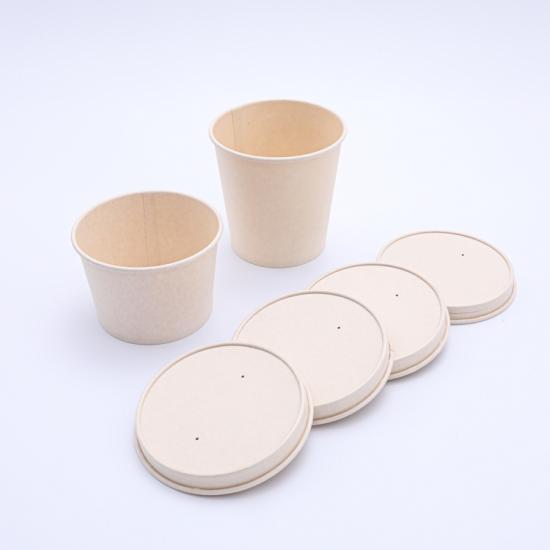 Green disposable paper cup lid