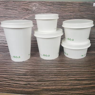  Kompostierbar Papiersuppen-Tasse-Deckel 115mm 