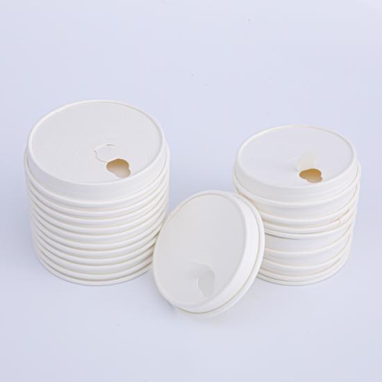 100% plastic free hot beverage cup lid