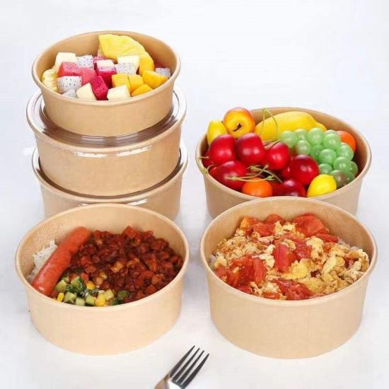 A microwave heated paper food container