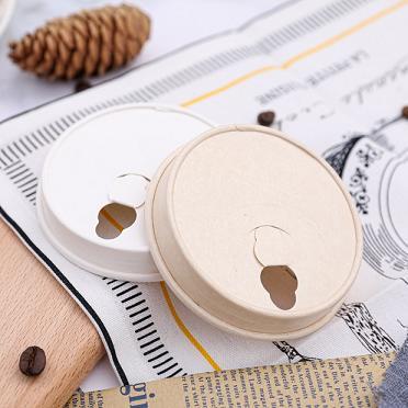 Disposable eco-friendly paper lid for cup