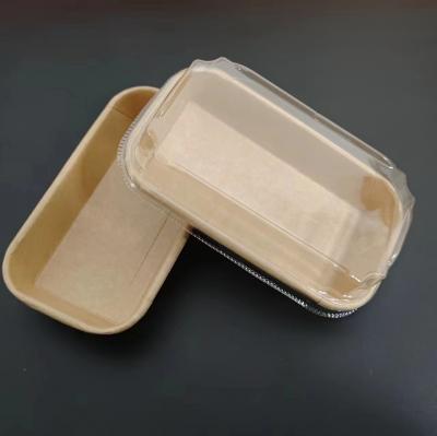 Heißer Verkauf von recycelbaren Kraftpapier-Sushi-Essenstablettbehältern
    