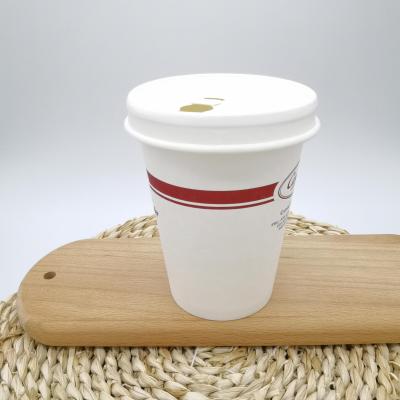 Umweltfreundliche Einweg-Kaffeetasse aus PLA-Papier mit individuellem Logo
        